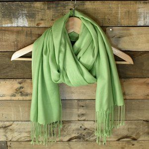 Green Knit Scarf/Wrap